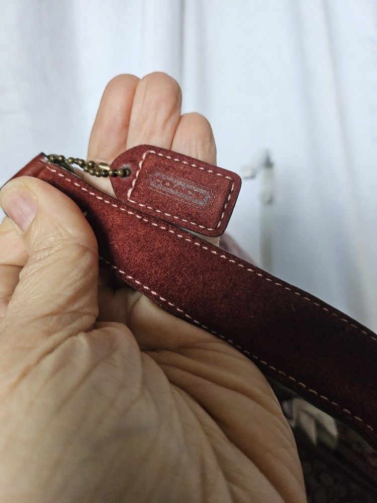 Coach Accessory Pouch Bag Signature y2k