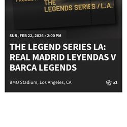 THE LEGEND SERIES LA: REAL MADRID LEYENDAS V BARCA LEGENDS