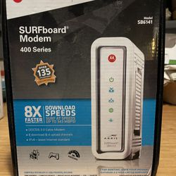 Arris Surfboard modem and Netgear Dual Band router 