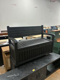 Joxxoaa 80 Gallon Storage Bench Terrace Box for Patio Storage, Front Porch Decoration and Outdoor Seats - Perfect for Storing Garden Tools and Floats