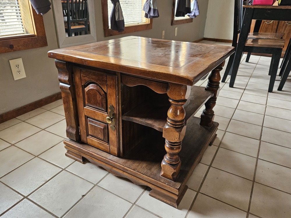 Wooden End Table