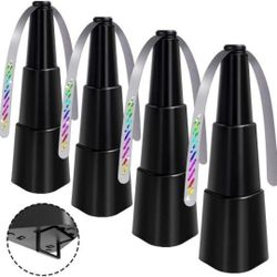 Fly Fans for Tables,Food Indoor Outside,4 Pack Portable Outdoor Picnic Fan,Batteries Powered Table Restaurant, Party, Home,Outdoor Dinner(Black)
