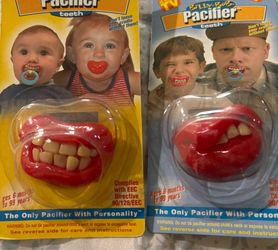 New, Funny Baby Pacifiers with teeth!