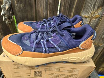 Under Armour Fat Tire Venture Pro HOVR UA Blue Orange Mens Size 11/ w12,(contact info removed)2-400