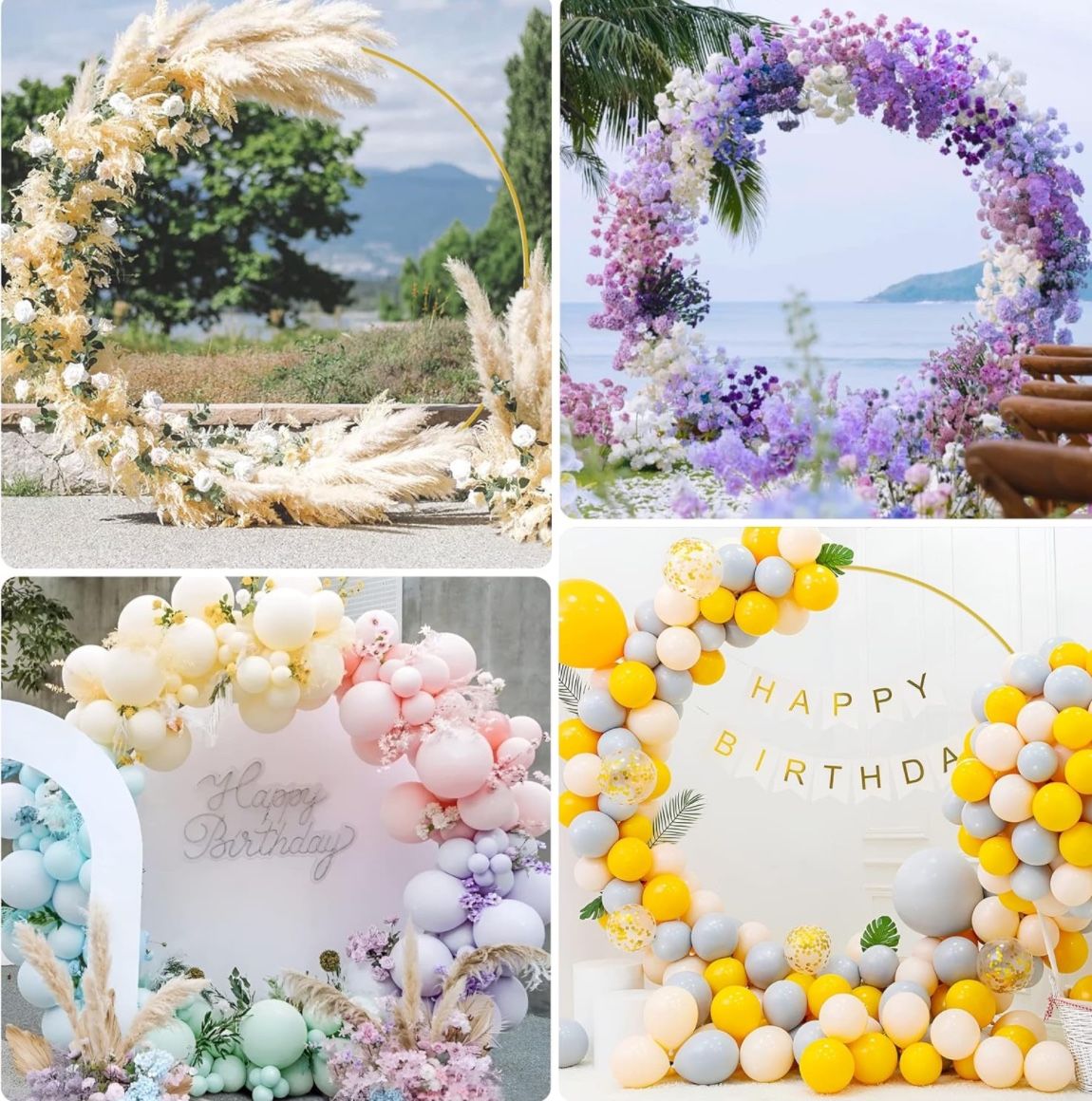 Wedding Arch/ Gold Hoop/ Photo Backdrop 