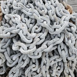 100' Boat Anchor Chain AND 30lb Bruce  Anchor 