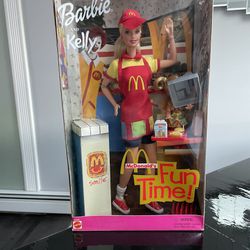 McDonalds Fun Time Barbie and Kelly Dolls