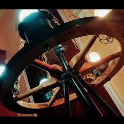 20” Wagon Wheel Chandelier 