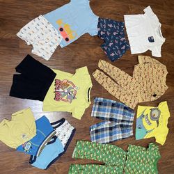 Set Of Baby Toddler Boy Pajamas Sleepwear Underwear Size 12-24months 2T Training Pants Shirts Shorts 