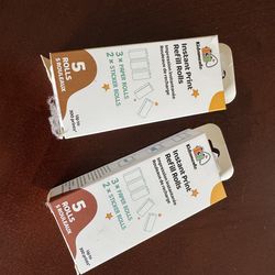 Two kidamento digital camera instant print refill packs - 10  rolls