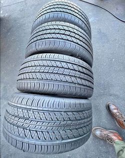 🏁255/45R19 Continental   tires !!set of 4 en perfecta condición 80% life 🚘🙈