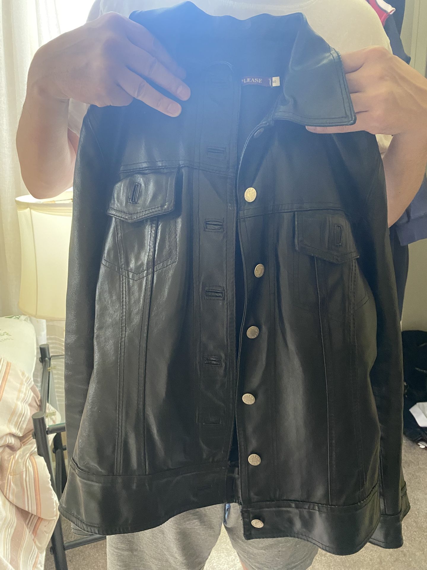 Brand New Please Real Leather Jacket 