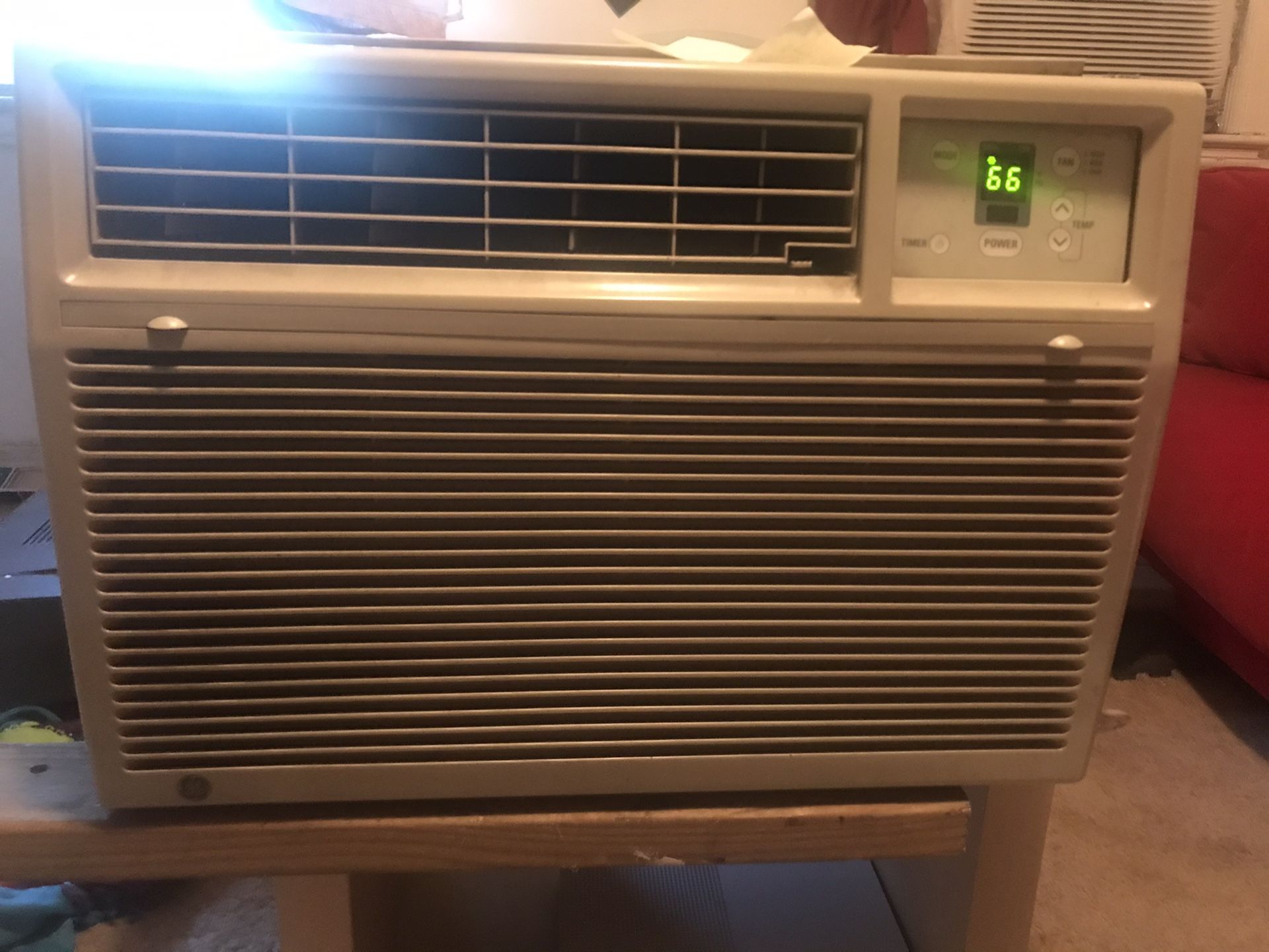 12,400 BTU air conditioner blows very very cold air