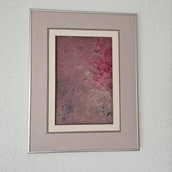 Handmade Acrylic Painting On Canva; Frame 18 1/4in X 14 1/4in