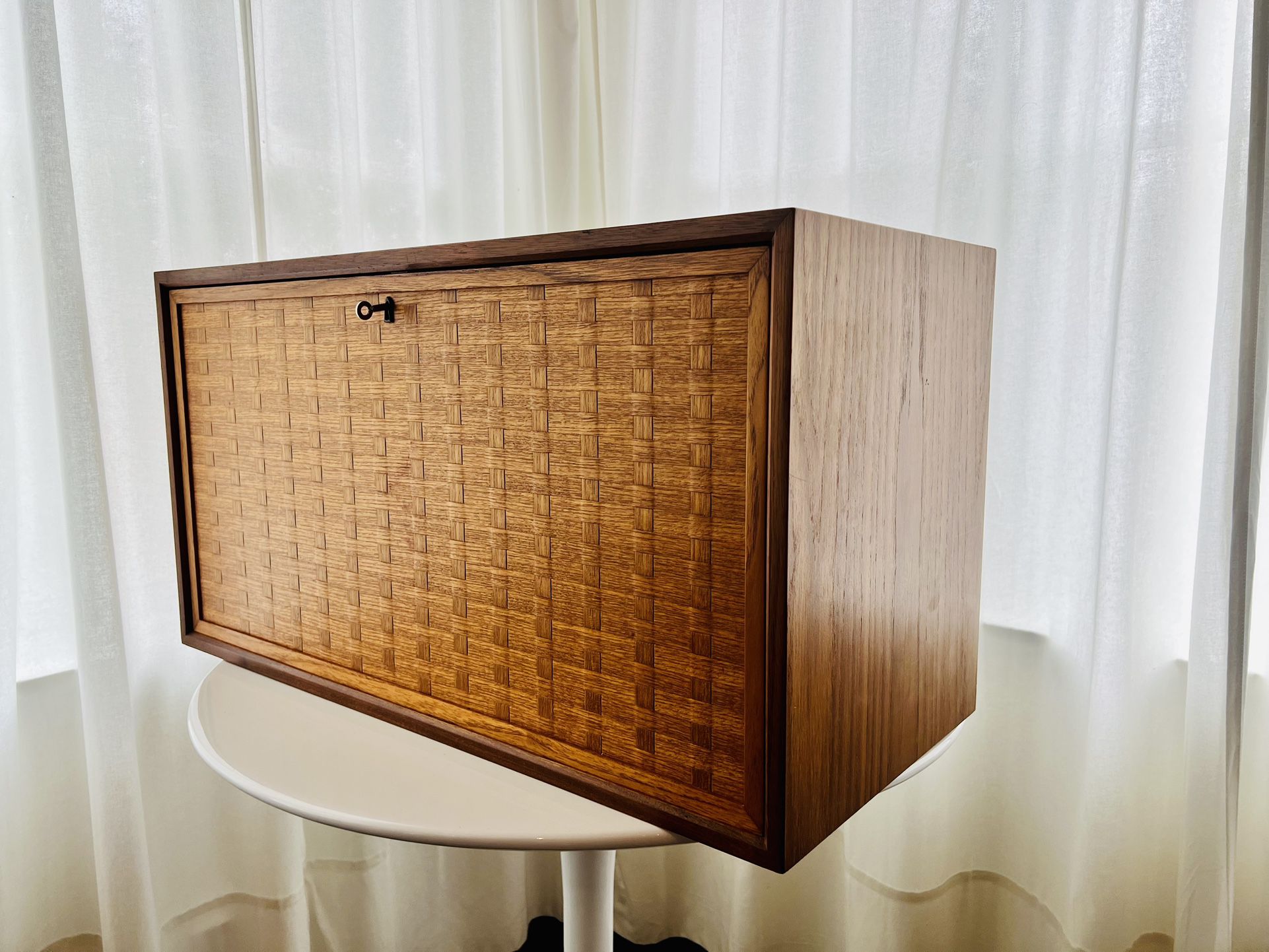 Danish Modern “Cado Royal System” Wall Unit Record Cabinet. Mid Century Vintage!
