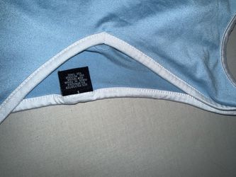 Light Blue Satin Top Size Small