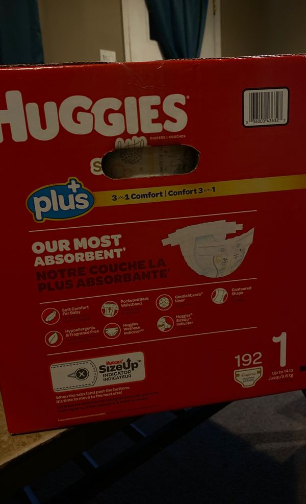 Huggies pamper size 1 for Sale in Capitol Heights, MD OfferUp