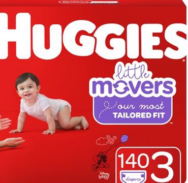 Size 3 little movers huggies