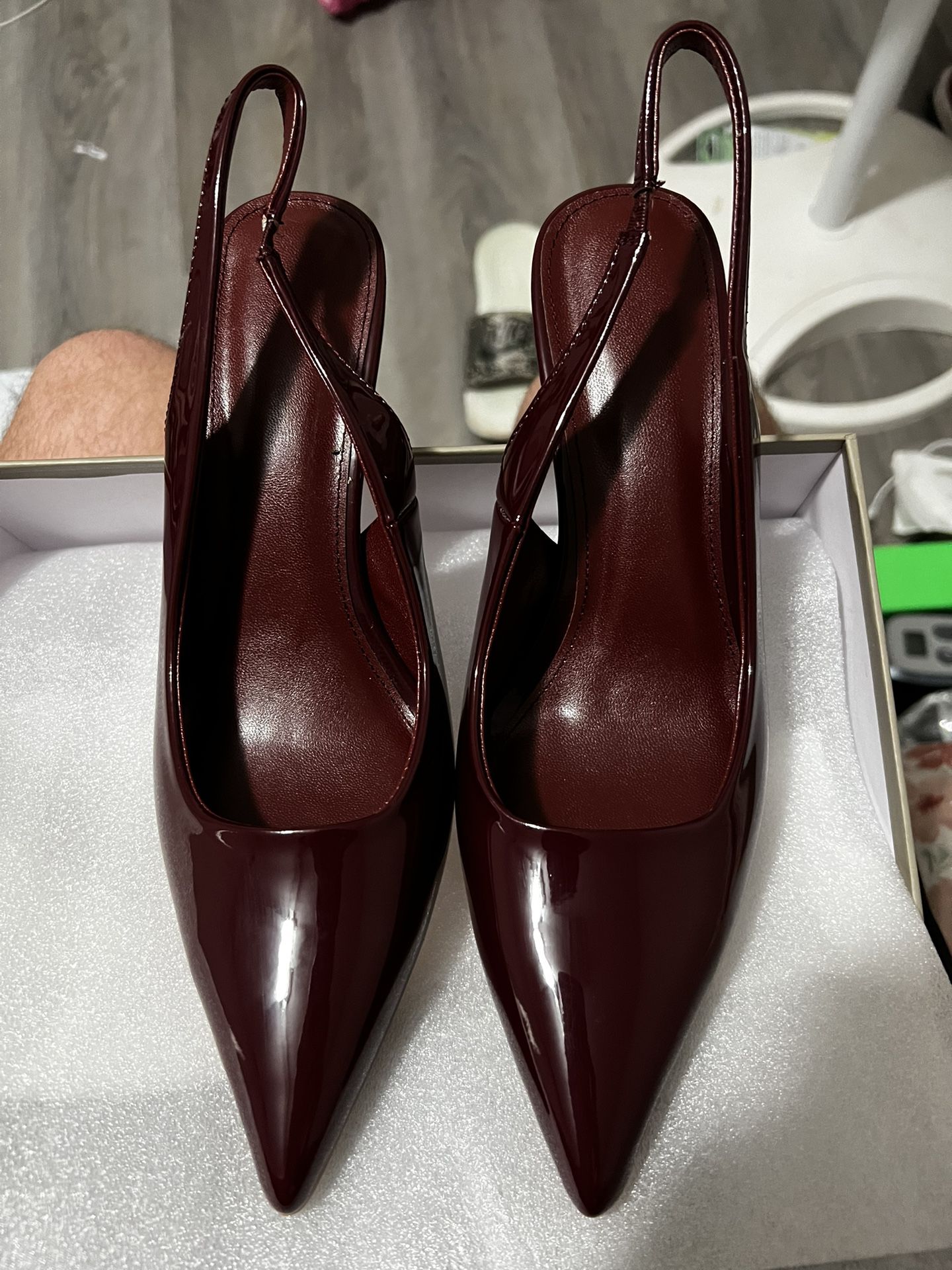 Burgundy Heels (Mango dupe)