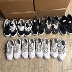 Sneaker Lot (Nike, Vans, New Balance) 