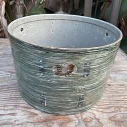 Vintage Rogers 22x14 Blue Strata Power Tone Bass Drum Shell - Aged Wrap 