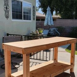 6ft Wood Work bench / Workbench Brand New • Custom Sizes Available