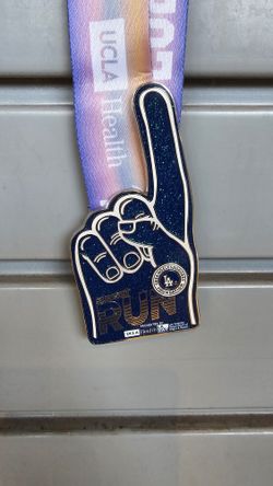 2024 LADF Sunset Run Finisher Medal