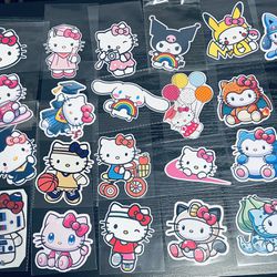 Hello Kitty Sanrio Stickers - Any Custom Characters