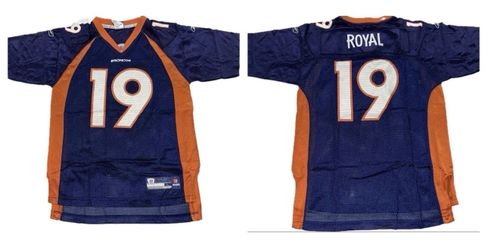 Reebok Denver Broncos Eddie Royal #19 Jersey Youth Boys Large 14/16