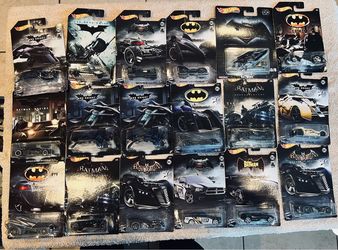 Hot wheels set of 56 batman cars new