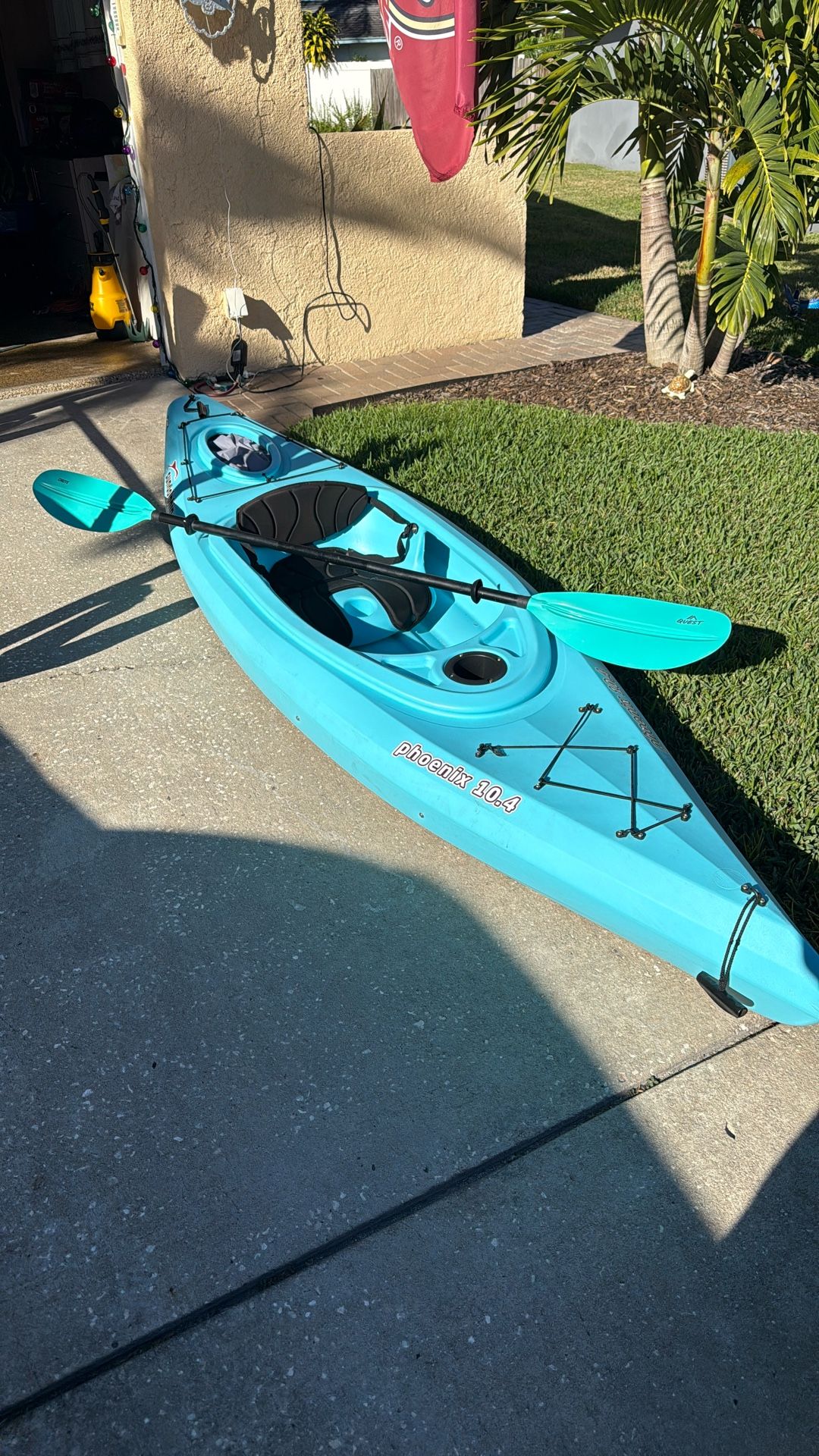 2 Kayaks, 2 Kayak Covers and kayak Stand
