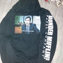 The office “thats what she said” size small hoodie