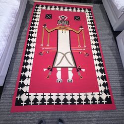 Native American indian navajo hand weaved blanket
