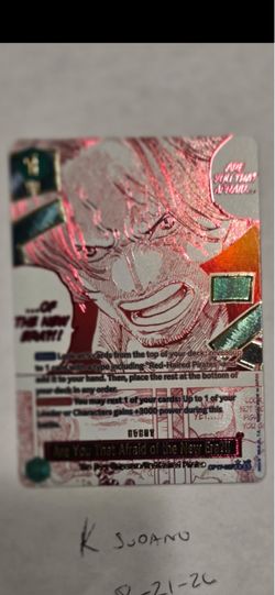 One Piece OP17 Are You That Afraid of the New Era Shanks Event alt art
