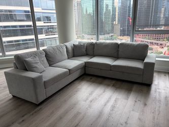 3pc Sleeper Sectional - Milo LT Gray