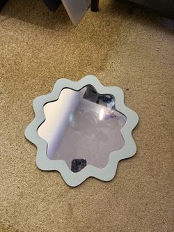 Wavy Edge Decorative Wall Mirror