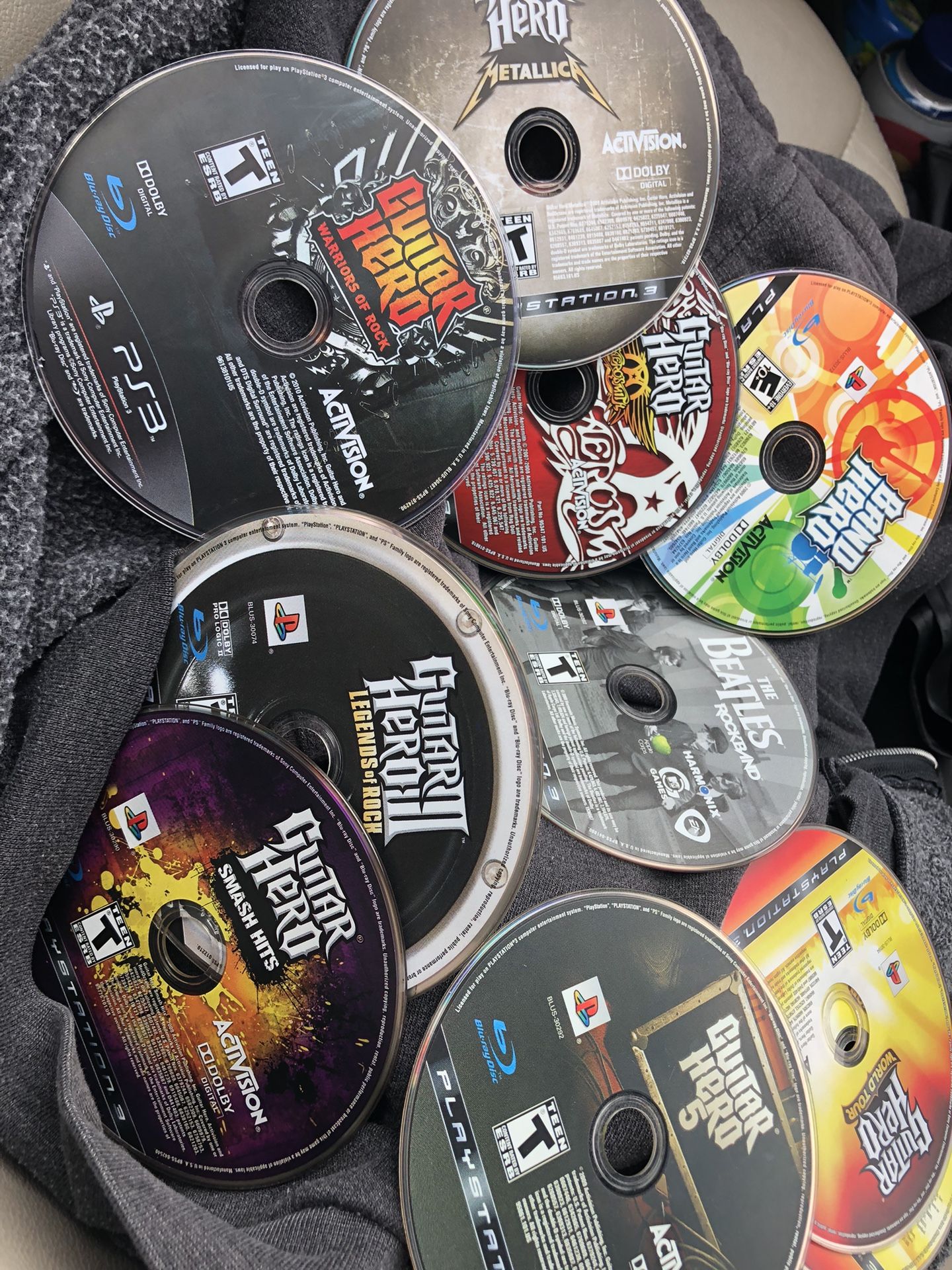 All Guitar Hero And Rockband Disc