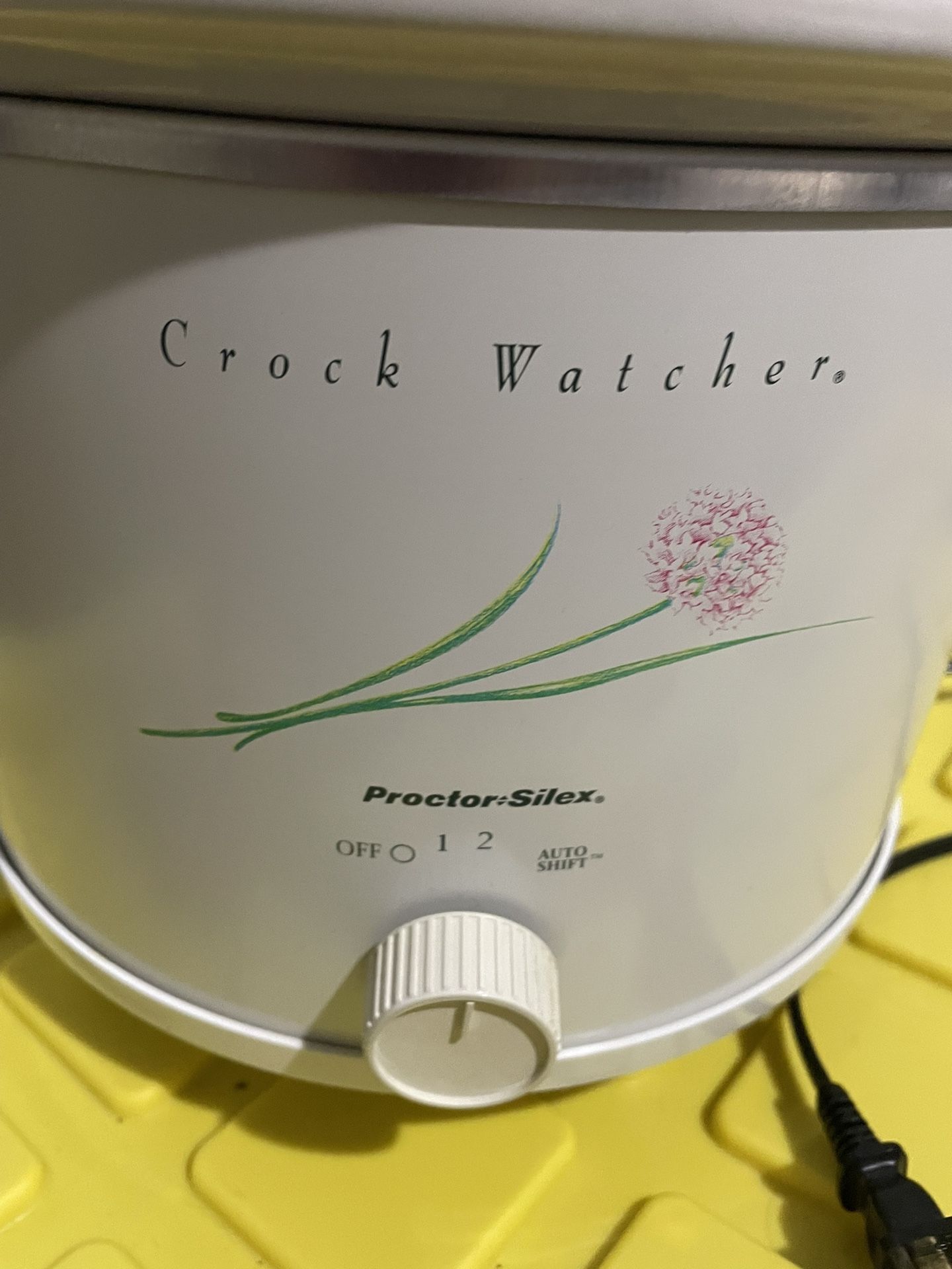 VTG Proctor Silex Crock Watcher 6 Qt Slow Cooker/Glass Lid 33650 NEW