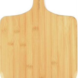 Pizza peel, 12" natural bamboo pizza paddle
