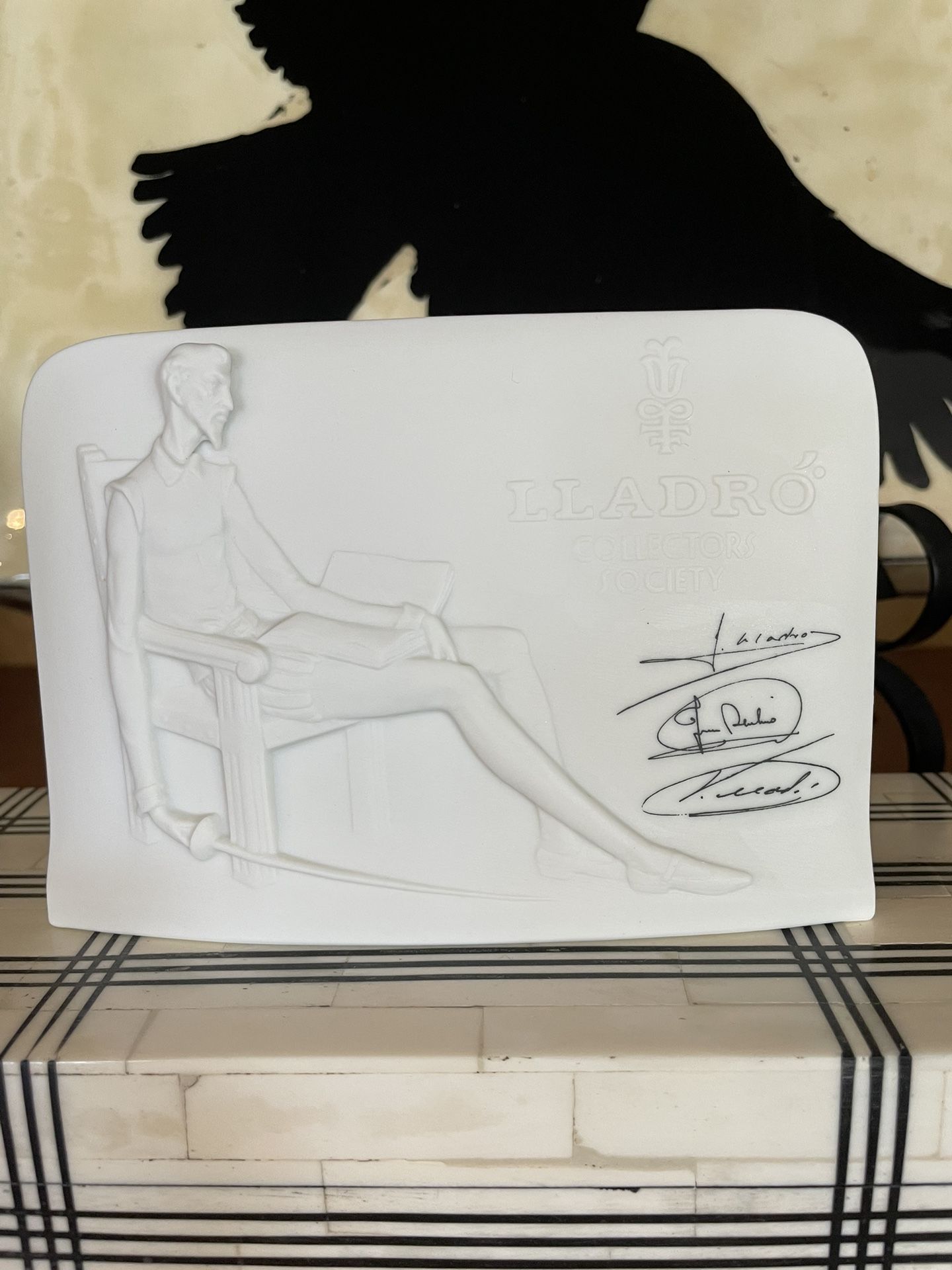 Vintage Lladro Collectors Society Plaque