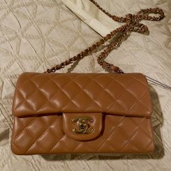 Chanel Classic Flap Caramel Authentic Chip + Receipt Price Is Negotiable