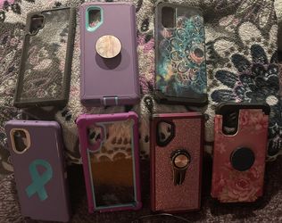 Samsung Note 10 Plus Cases And A Fast Charging Cord 