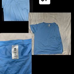 Blue athletic t shirt