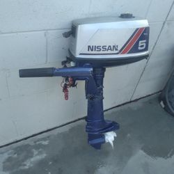 5 HP Nissan Outboard 2 stroke.