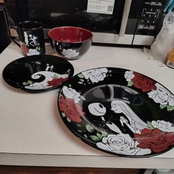 Nightmare Before Christmas Dinner Set