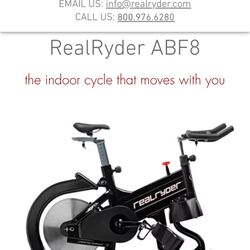 Like New RealRyder ABF8 Exercise Bike