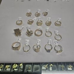 10k And 14k Rings (Prices On Pictures, Prices Are Firm)