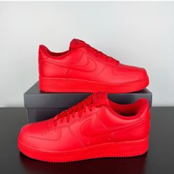 Nike Air Force 1 Low Triple Red Sneakers