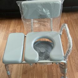 Shower chair with bucket