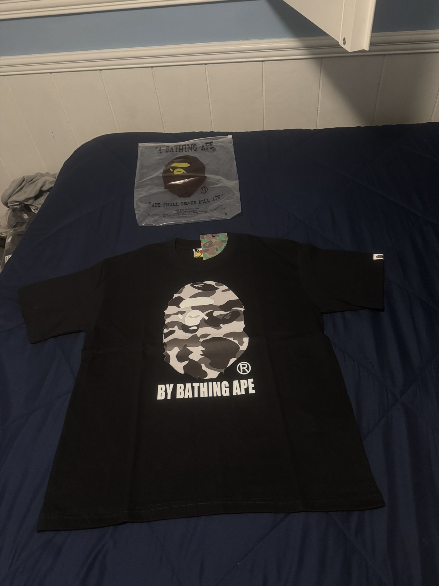 Bape Camo T Shirt Size Medium Never Worn Comes With Bag And Tags Read Description
